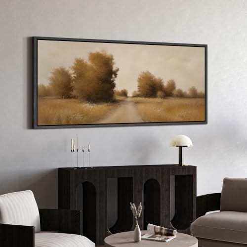 Image of MUDECOR Extra Large Framed Canvas Print Wall Art Autumn for Living Room