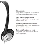 Panasonic Headphones On-Ear Lightweight with XBS RP-HT21 (Black & Silver) - Image 2