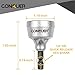 CONQUER HSS Deburring External Chamfer Tool for Metal - Quick Release 1/4