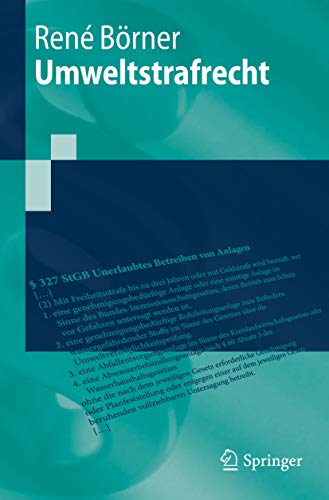 Umweltstrafrecht (Springer-Lehrbuch) Umweltstrafrecht (Springer-Lehrbuch)