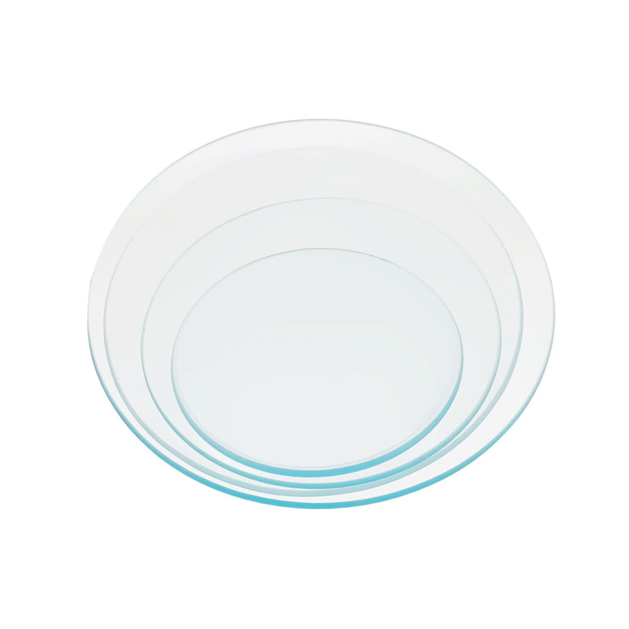 VILLFUL 4pcs Watch Glass Laboratory Glasses Lab Glassware Watch Cover Science Evaporating Lab Watch Laboratories Beaker Lid Plain Watch Cover Glasses Watches Beaker Cover Transparent