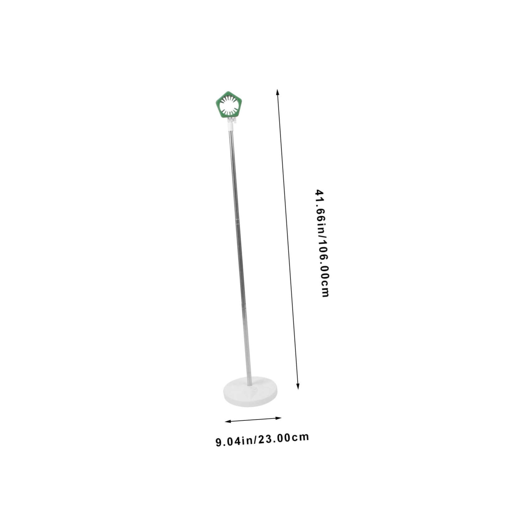 minkissy Hair Dryer Stand Mount Hands Blow Dryer Holder Adjustable Stand Organized Stainless Steel Plastic 50-106cm