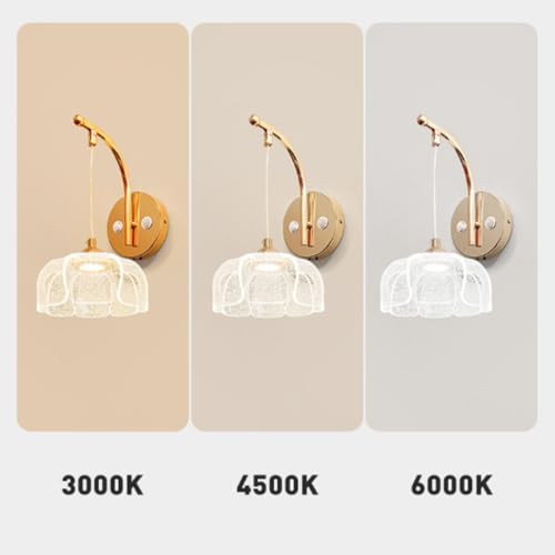 Lámpara de pared con sensor regulable 3000K 6000K para pasillo 2