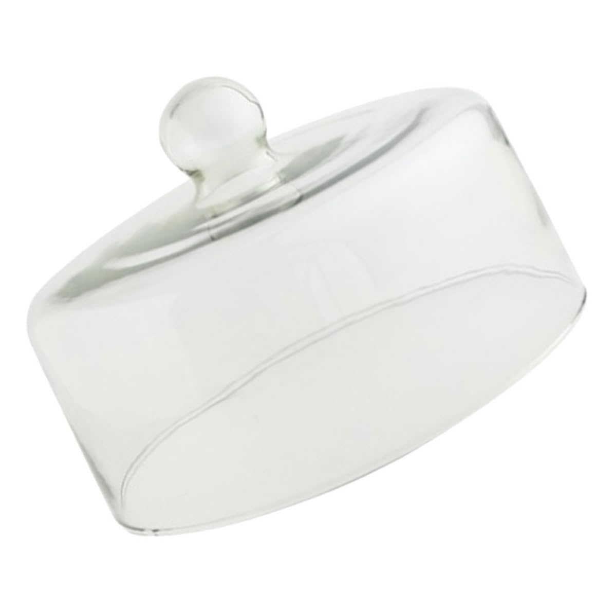 Couvercle alimentaire en verre transparent CRAFTHROU robuste cloche anti-poussière plat gâteau pâtisserie maison