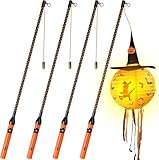 Laternenstab Elektrisch mit LED 4PCS, 2025 Aktualisierung Laternenstock mit LED für St Martin Elektronischer Laternenstäbchen für Kinderpartys, St Martin, Halloween,Martinsumzüge,Laternenumzüge