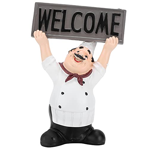 Hapivida Figurina dello Chef Francia Ornamenti del...