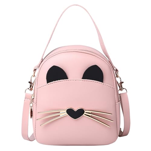 ❤【Multi-Purose Girls Shoulder Handbag】Borsa a tracolla per ragazze con una lunga, staccabile e regolabile tracolla, è possibile utilizzare la borsa come uno zaino, borsa crossbody, borsa a tracolla o borsa a mano.piccola borsa crossbody carino bunny borsa a spalla borse rosa glitter zaino.