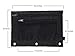 1InTheOffice Pencil Pouch 3 Ring, Black, Pencil Pouch For 3 Ring Binder 2 Pack (Canvas Black)