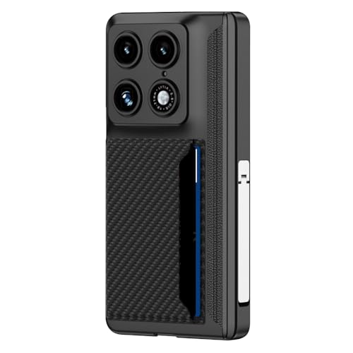 LUNBER-ARMOR�EFor Razr Fold �P�[�X �ϏՌ� �J�o�[ �����K���X+PU���U�[+�v���X�`�b�N �J�[�{���� �J�[�h���[ �X�^���h�@�\ �O�ʋ����K���X(�u���b�NB)