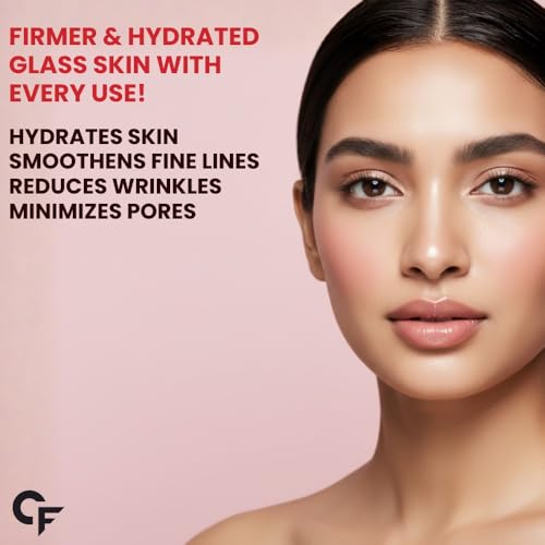 Image of Carbamide Forte Bio Collagen Mask | Collagen Mask Overnight Sheet with Low Molecular Collagen, Niacinamide & Hyaluronic Acid | Korean Glass Skin Overnight Hydrogel Face Mask Sheets for Deep Hydration, Pore Minimizing, Firming & Moisturizing | Paraben-Free | For All Skin Types | 1 Piece - 35g