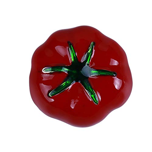 LZIYAN Corsage Tomato Brooch Fruit Vegetables Tomatoes Pin Wedding Bridal Brooch Clothes Accessories Clip Fashion Jewelry for Ladies