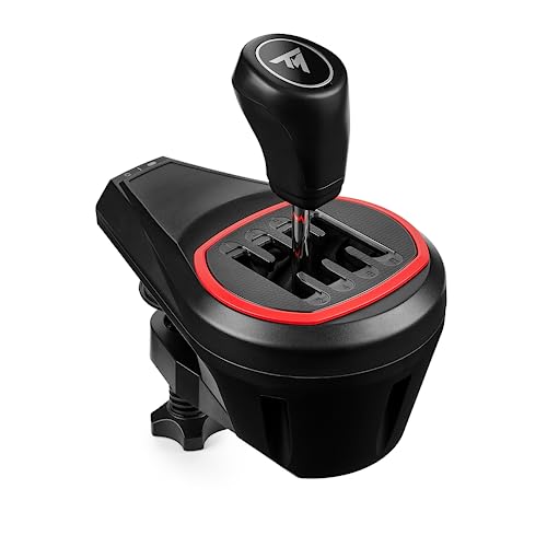 Thrustmaster TH8S Shifter Add-On, Cambio de Marchas de 8 Velocidades para Volante de Carreras, Compatible con PlayStation, Xb