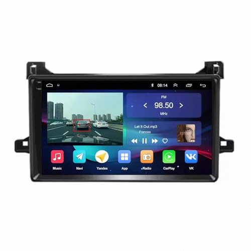 Radio coche CarPlay para Toyota Prius con ecualizador y control de mandos al volante