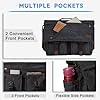 Kasgo Messenger Bags for Men, Water-Resistant Canvas Laptop Satchel 17 inch Vintage Mens Shoulder Bag Briefcase with Padded Shoulder Strap and Luggage Sleeve #2