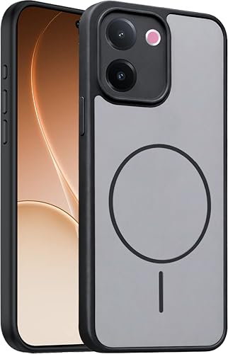 Image of AeoFit Ultra Slim-Fit Back Cover for vivo V60e 5G |Hard PC Case Cover| Ultra-Thin & Light Weight Case Cover for vivo V60e 5G (Black)