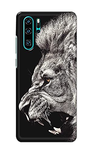 Image of Roaring Lion Hard Back Case Cover for Huawei P30 Pro,VOG-L29, VOG-L09, VOG-L04, VOG-AL00, VOG-AL10 Back Cover -(J5) VNS2225