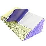 GRAN APLICACIÓN: el papel de transferencia le permite rastrear o estarcir imágenes desde la fuente original, hasta el papel de transferencia y, finalmente, hasta la piel. Utilice el papel de plantilla con una fotocopiadora térmica.
