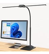Amazon.co.jp: デスクライト LEDダブル光源電気スタンド
