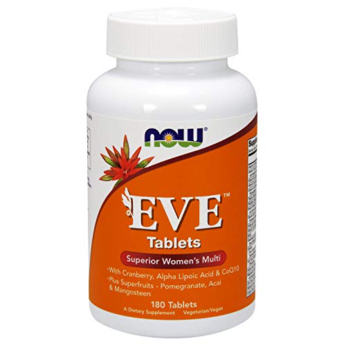 NOW Supplements, Eve Women's Multivitamin with Cranberry, Alpha Lipoic Acid and CoQ10, plus