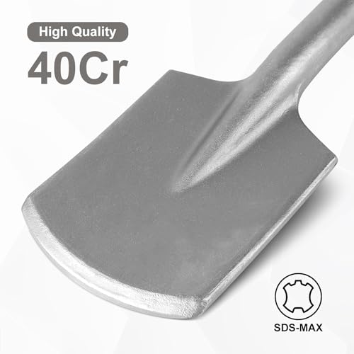 CPROSP SDS MAX Asphalt Chisel, 110 x 460 mm, 40Cr Steel Blade, Flat Edge, Ideal for Concrete, Clay & More - Image 3