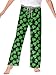 Kids St Patricks Pant Girls Clover Irish Casual Green Jogger Bottom Elastic Waist Lounge Pants 11-12 Years