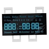 QUILSTM Placa de visualización LED para hornos de cocina Actualización significativa DE07-00129A Compatibilidad con electrodomésticos principales Rendimiento confiable de