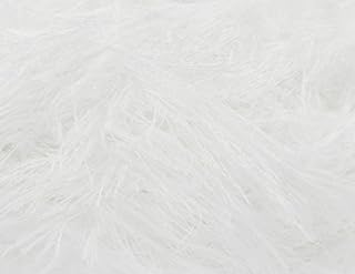 King Cole Moments Eyelash Knitting Wool/Yarn White 470 - per 50g ball