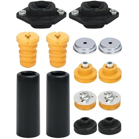 WayJun Rear Upper Lower Shock Mounts Grommets & Bump Stops Kit Compatible with Select BMW E82 E87 E90 E92 Models Cover