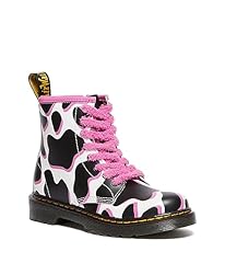 White Cow Print Patent Lamper