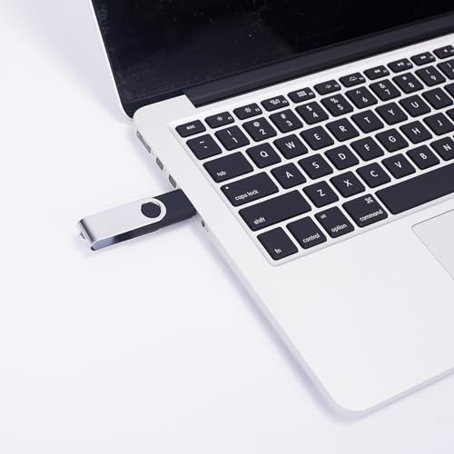 8GB Bulk Flash Drives 100 Pack, EASTBULL USB 2.0 Flash Drive Bulk Thumb Drive Pack Memory Stick Swivel Pen Drives (Black) by EASTBULL - Image 8