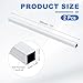 uxcell 2Pcs 6063 Square Aluminum Tube, 15mm x 15mm x 1mm Wall Thickness 305mm/12