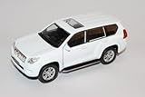 Fahrzeug ist ca 11 cm lang Welly Toyota Landcruiser 5 Türer Weiss J15 Ab 2009 ca 1/43 1/36-1/46 Modell Auto