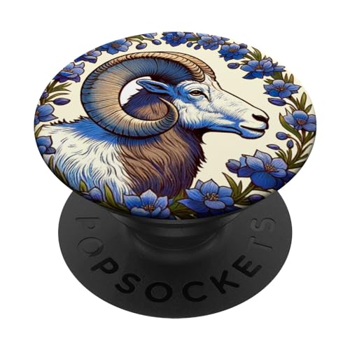Colorado Bighorn sheep Illustration PopSockets Standard PopGrip