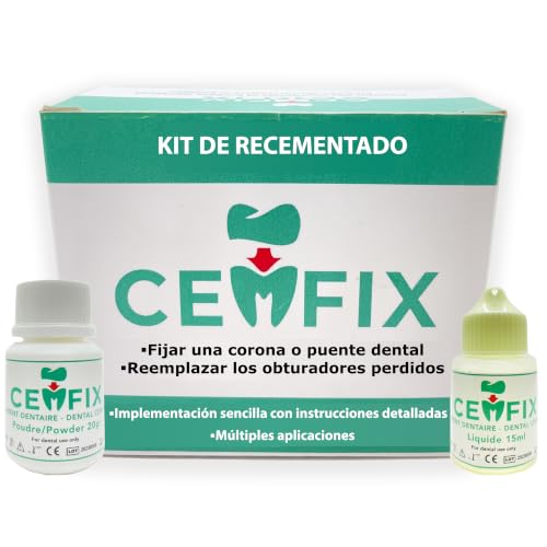 CEMFIX - Kit de fijación para corona y puente o para rellenar una caries