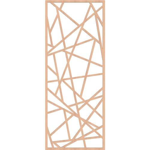 Image of Conway Decorative Pierced Fretwork Wood Wall Panels, 21 3 /8 inchW x 54 3 /8 inchH x 3 /8 inchT, Alder