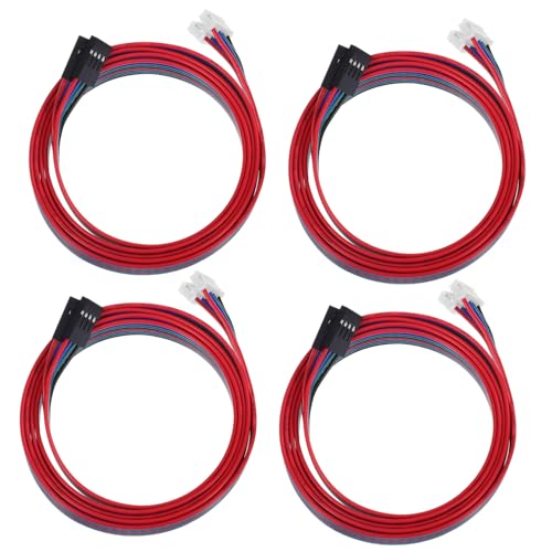 3D Printer Stepper Motor Cables for 17 Size, 4 Pcs 100cm Silicone Wire