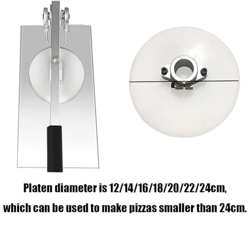 Espátula manual para masa de pizza Exteon en acero inoxidable comercial 4
