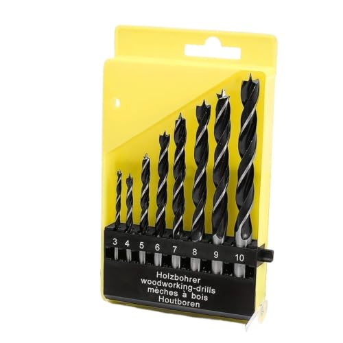 Brocas para madera en espiral de alta resistencia de 3-10mm para mandril rápido
