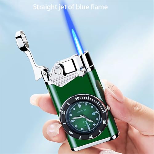 Encendedor de antorcha contra el viento con llama regulable y base de apoyo estable 3