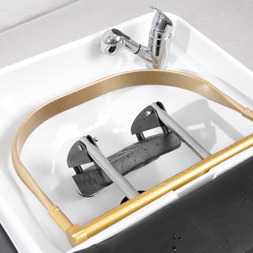 TATARTIST Head Spa Bed Shampoo Bed with Fumigation Head Therapy Massage Table Support Water Circulation Head Spa Equipment for Spa Barber Hair Beauty Salon (Black) - Image 5