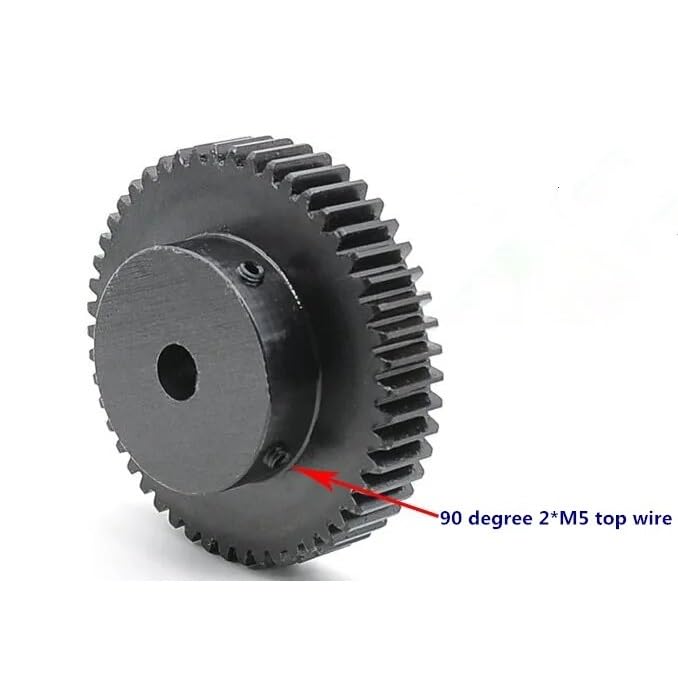 Industrial helical Gear 45Teeth Spur Gear Pinion Teeth Width 15mm 1.5gear Rack 45teeth Bore 8-25mm(17mm)