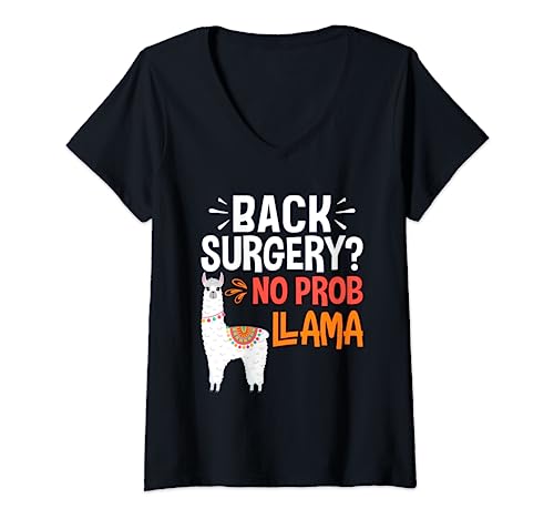 Mujer back Surgery No Probllama back Replacement Recovery Camiseta Cuello V