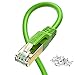 Price comparison product image HiiPeak Cat 8 Ethernet Cable 5m, Cat8 Internet Cable 40Gbps 2000Mhz High-Speed Professional LAN Patch Network Cables with RJ45 Gold-Plated Connector, Compatible with Cat6/Cat6a/Cat7, Green (5 m)