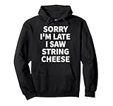 string cheese apparel - design divertente per gli amanti dei formaggi felpa con cappuccio