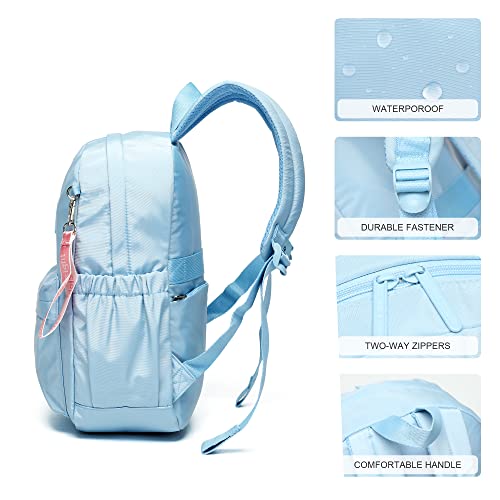 Kids Backpack Boys And Girls Backpack Blue Waterproof School Backpack Suitable For Age For Over 6 Years Old Lightweight Blue Travel Toddler Backpack（Blue ） #TOP2