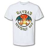 Chari zard Birthday Boy Shirt, Customizable Name and Age, Personalized Chari zard Birthday Shirt