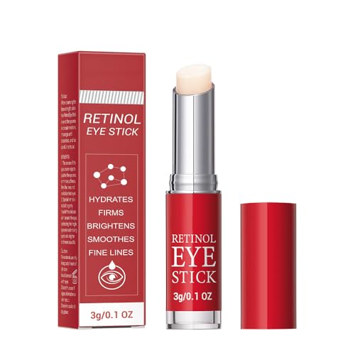 Retinol Eye Stick Retinol Eye Cream With Collagen Hyaluronic Acid For Dark Circle Wrinkles Under EyeCream Anti Aging Reduces Puffiness Fine Lines Visible Results in 3-4 Weeks