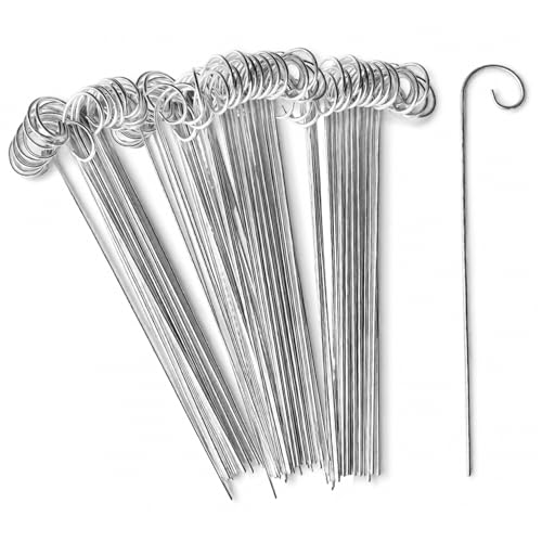 Mini-crochets berger pour étiquettes de jardin en métal lot de 60 piquets