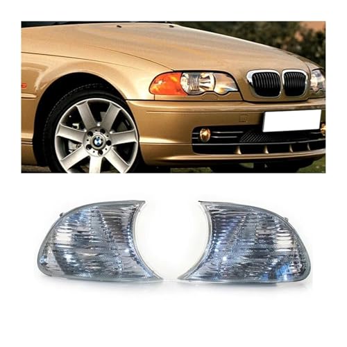 Pilotos Intermitentes E46 2 Puertas | Luz de Curva Lateral Delantera 63126904299 Lente Blanca 2