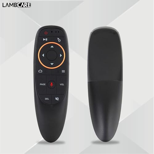 Image of Lambcare Remote Control G10s,Android TV Remote 6 Axis Gyroscope Air Fly Mouse with IR Learning Fly Air Remote Mouse for Android TV Box h96max, x96, x88 and All Android TV Box.